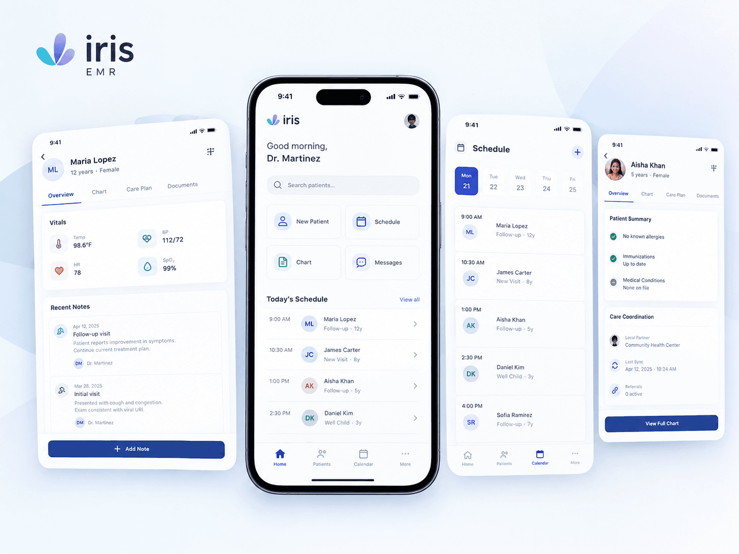 IRIS charting UI